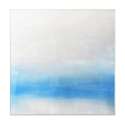 Morning Light Framed Painting Blue Palette