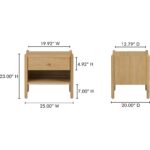 Billy Nightstand Natural JU-1001-24 JU 1001 24 70