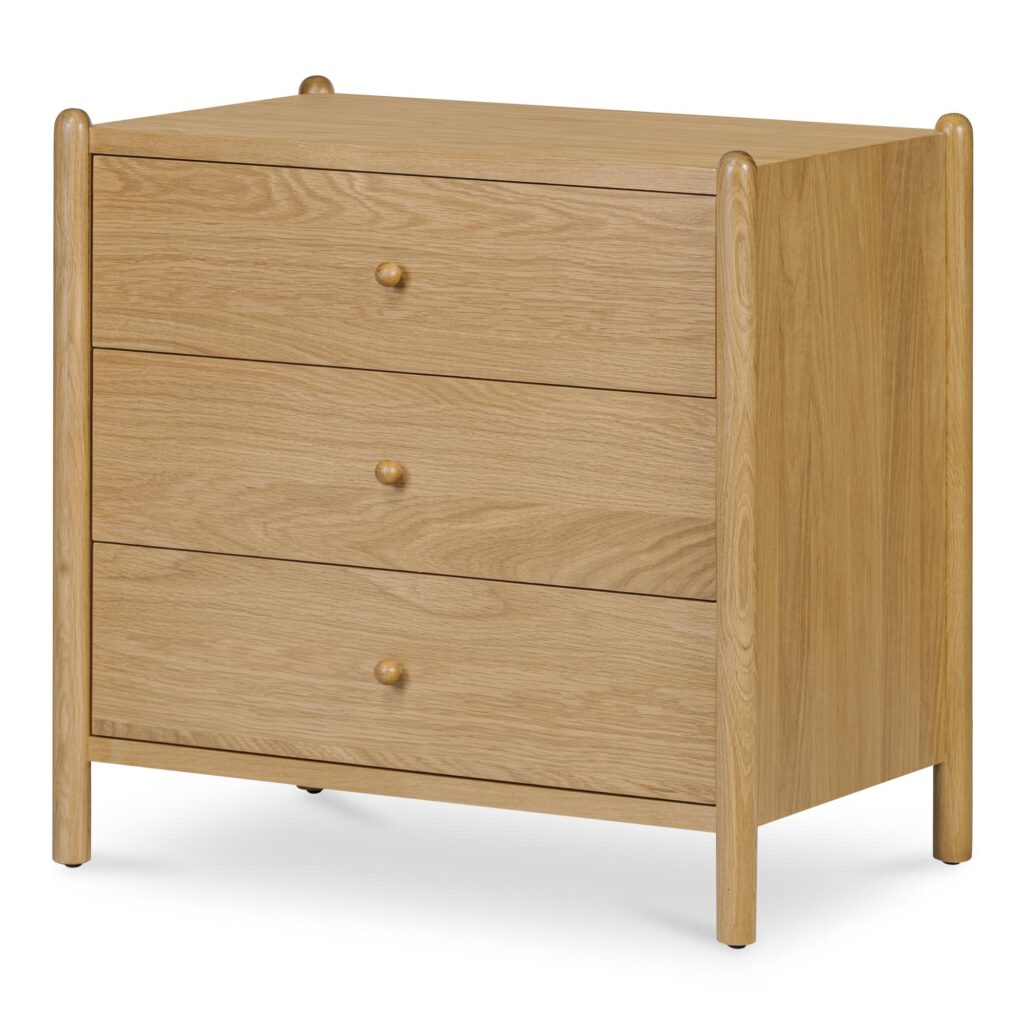 Billy 3 Drawer Nightstand Natural - Image 2