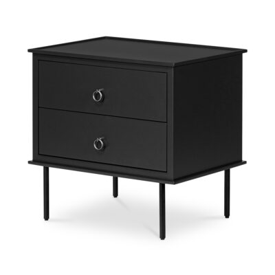 Reagan Nightstand Black JU-1006-02 JU 1006 02 01