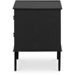 Reagan Nightstand Black JU-1006-02 JU 1006 02 02