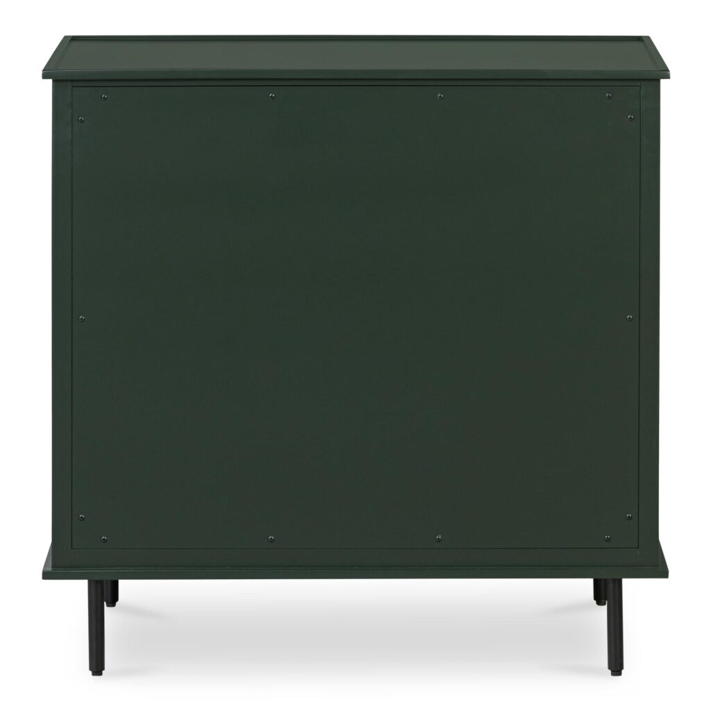 Reagan 3 Drawer Nightstand Deep Green - Image 4