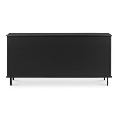 Reagan 6 Drawer Dresser Black JU-1008-02 JU 1008 02 03