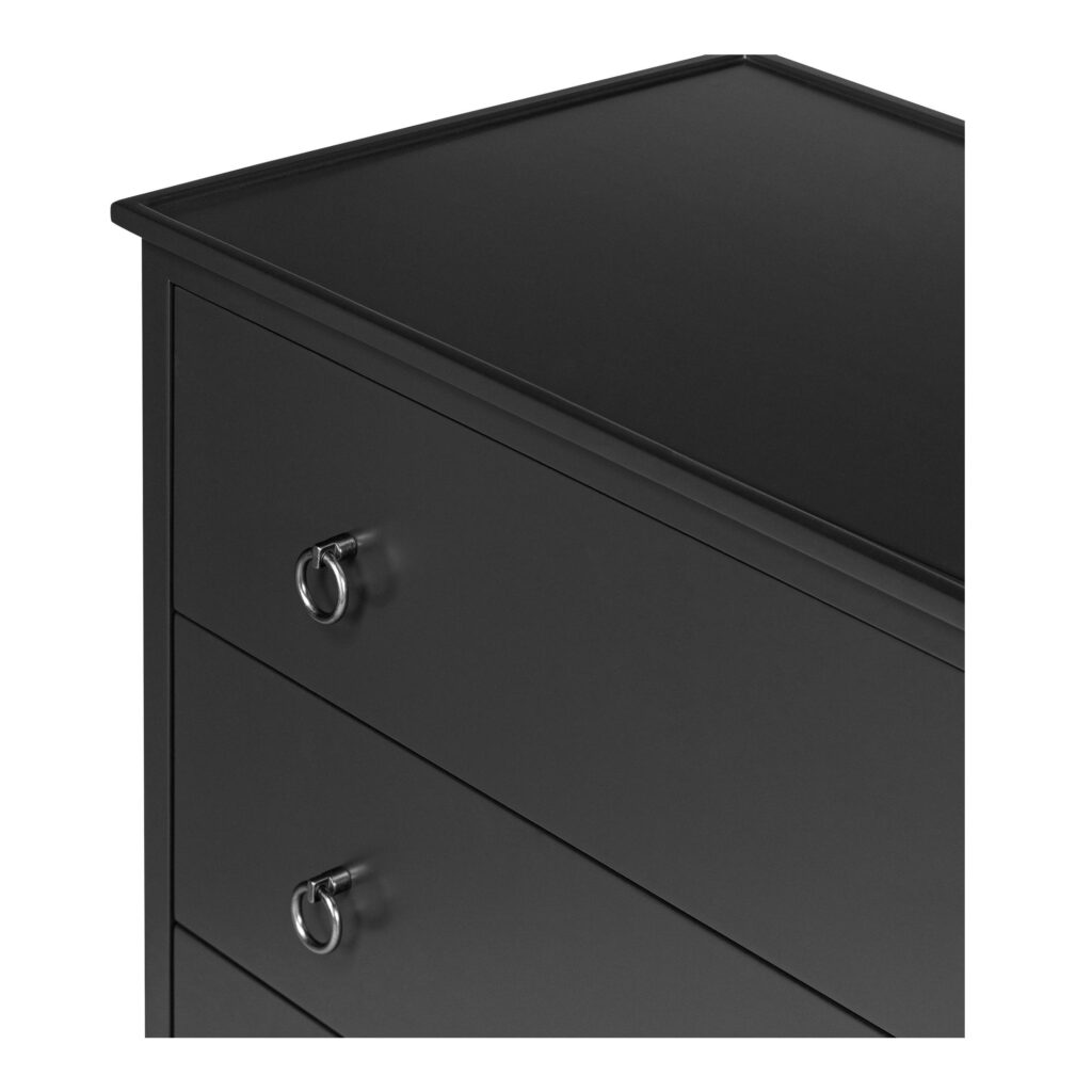 Reagan 6 Drawer Dresser Black - Image 6