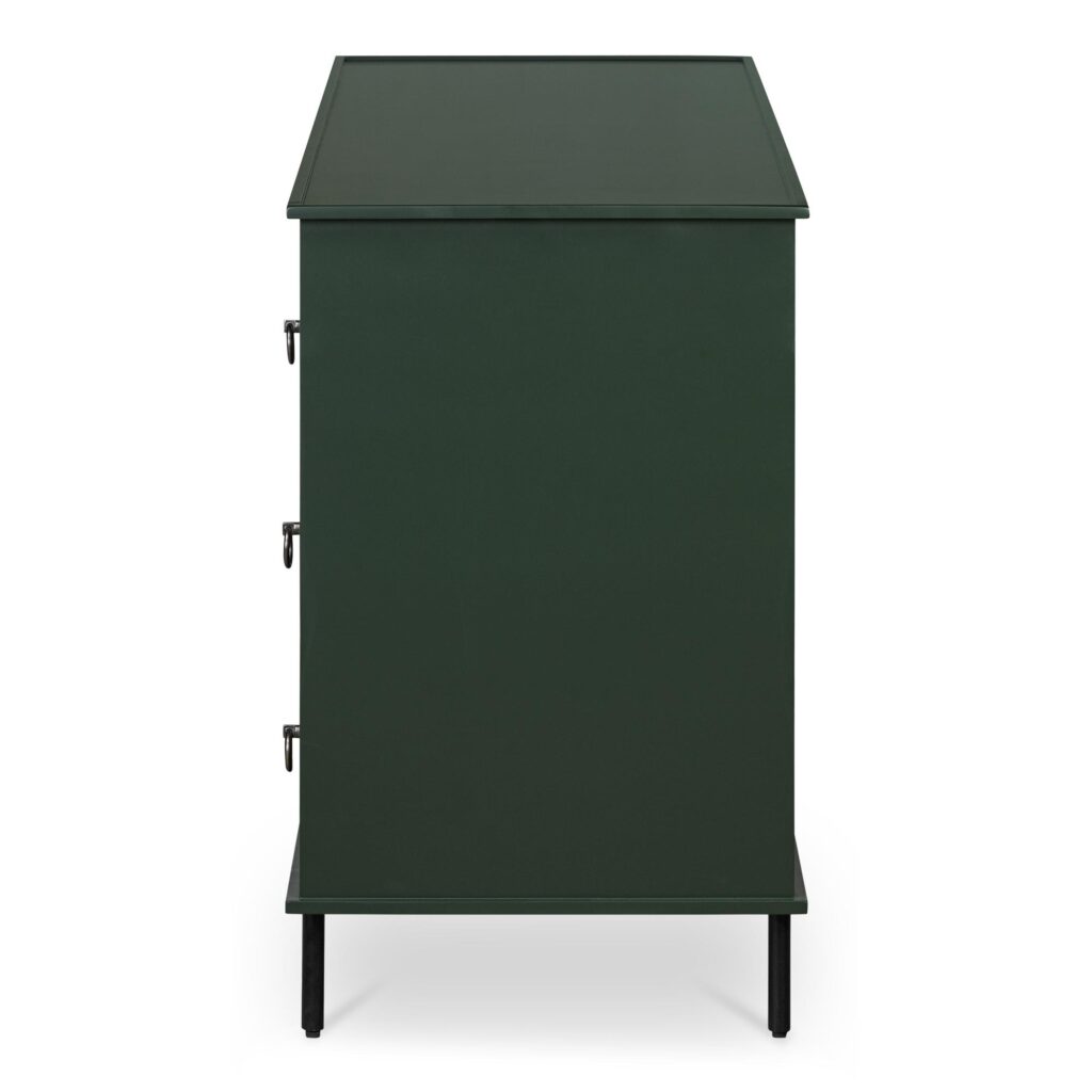 Reagan 6 Drawer Dresser Deep Green - Image 3