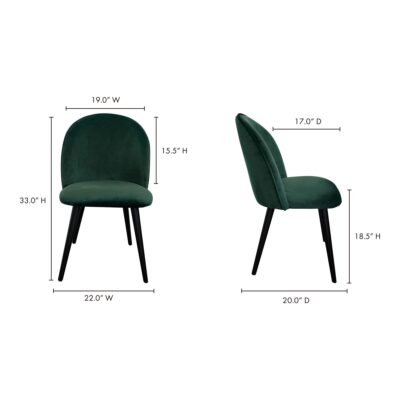 Clarissa Dining Chair Green (Set of 2) JW-1002-16 JW 1002 16 70