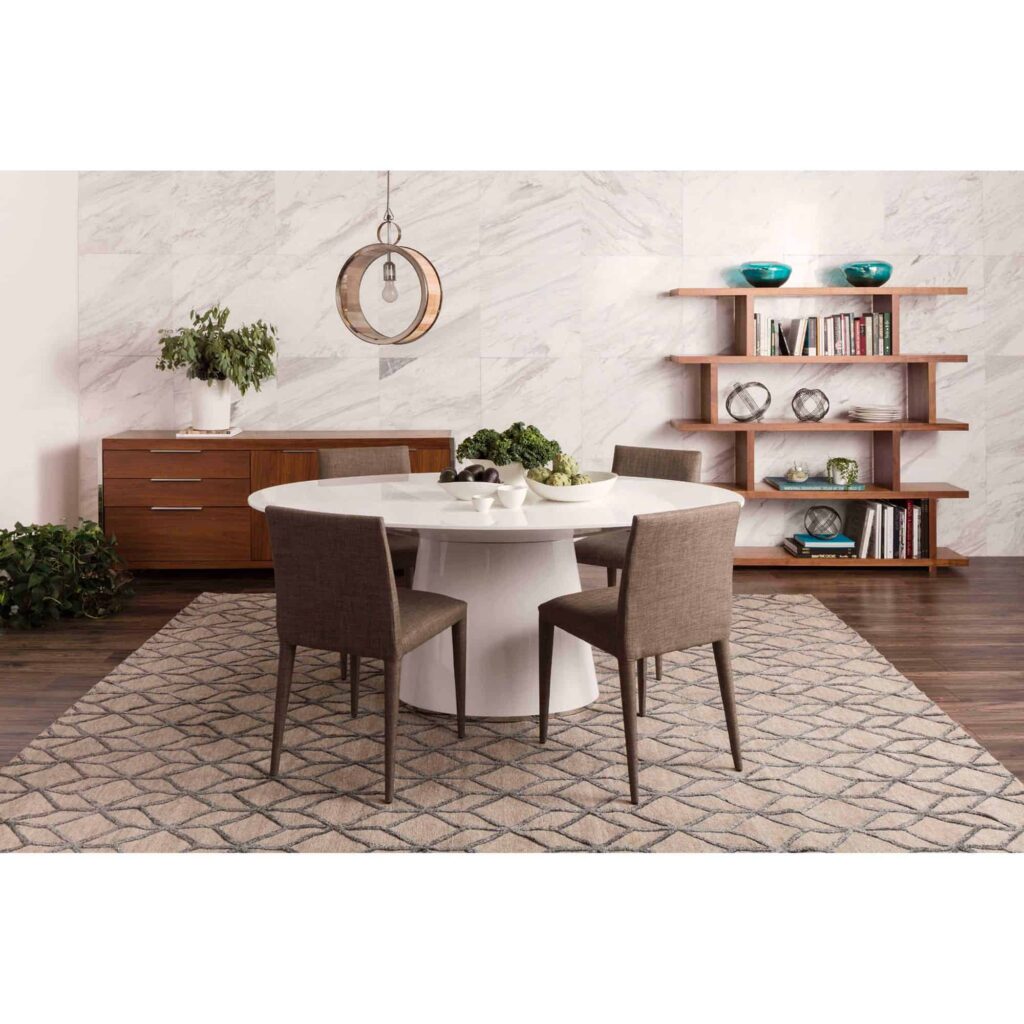 Otago Oval Dining Table White - Image 4