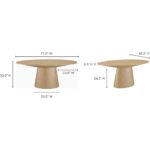 Otago Oval Dining Table KC-1007-24-0 KC 1007 24 70