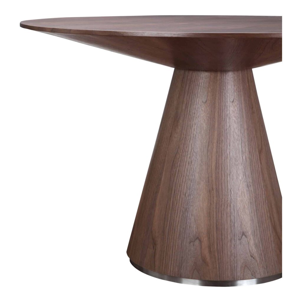 Otago Dining Table Round Walnut - Image 3