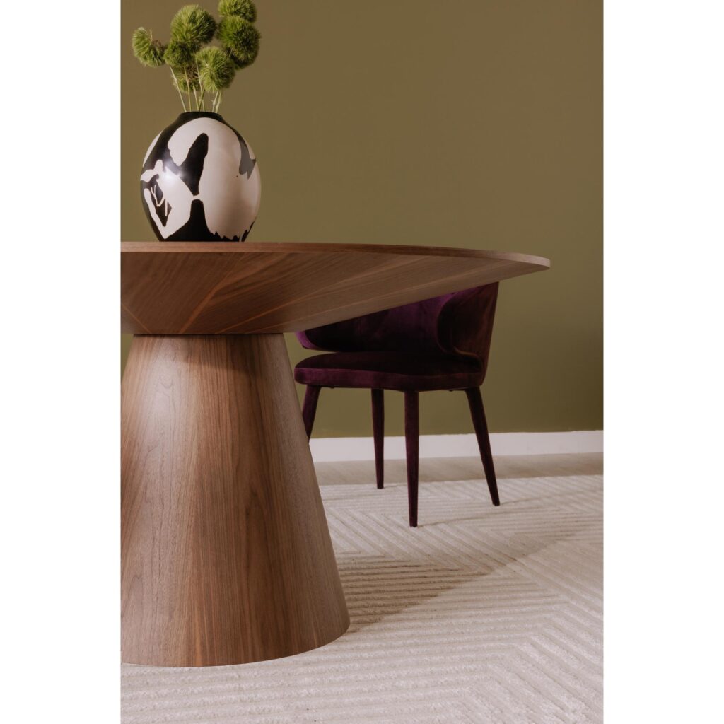 Otago Dining Table 54In Round Walnut - Image 6