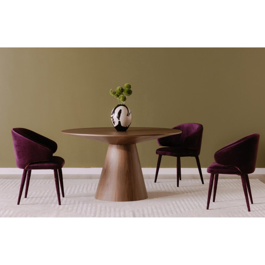 Otago Dining Table 54In Round Walnut - Image 8