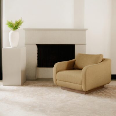 Keane Lounge Chair Ochre