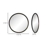 Sax Round Mirror 9 Sax Round Mirror KK-1001-02 KK 1001 02 70