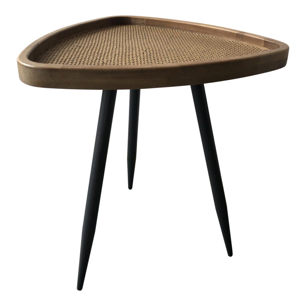 Rollo Rattan Side Table Natural - Image 2