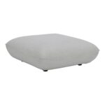 Zeppelin Ottoman Salt Stone White 7 Zeppelin Ottoman Salt Stone White KQ-1014-18 KQ 1014 18 01