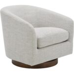 Oscy Swivel Chair Splashed White KQ-1015-05-CAN KQ 1015 05 01