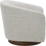 Oscy Swivel Chair Splashed White KQ-1015-05-CAN KQ 1015 05 02