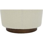 Oscy Swivel Chair Vegan Shearling White KQ-1015-24-CAN KQ 1015 24 09