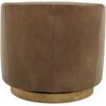 Oscy Leather Swivel Chair Tan 13 Oscy Leather Swivel Chair Tan KQ-1015-40-CAN KQ 1015 40 03