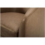 Oscy Leather Swivel Chair Tan 14 Oscy Leather Swivel Chair Tan KQ-1015-40-CAN KQ 1015 40 04