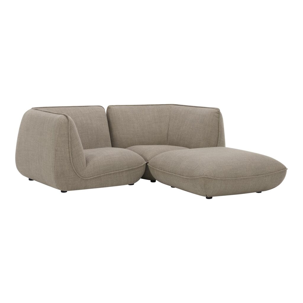 Zeppelin Nook Modular Sectional Speckled Pumice - Image 2