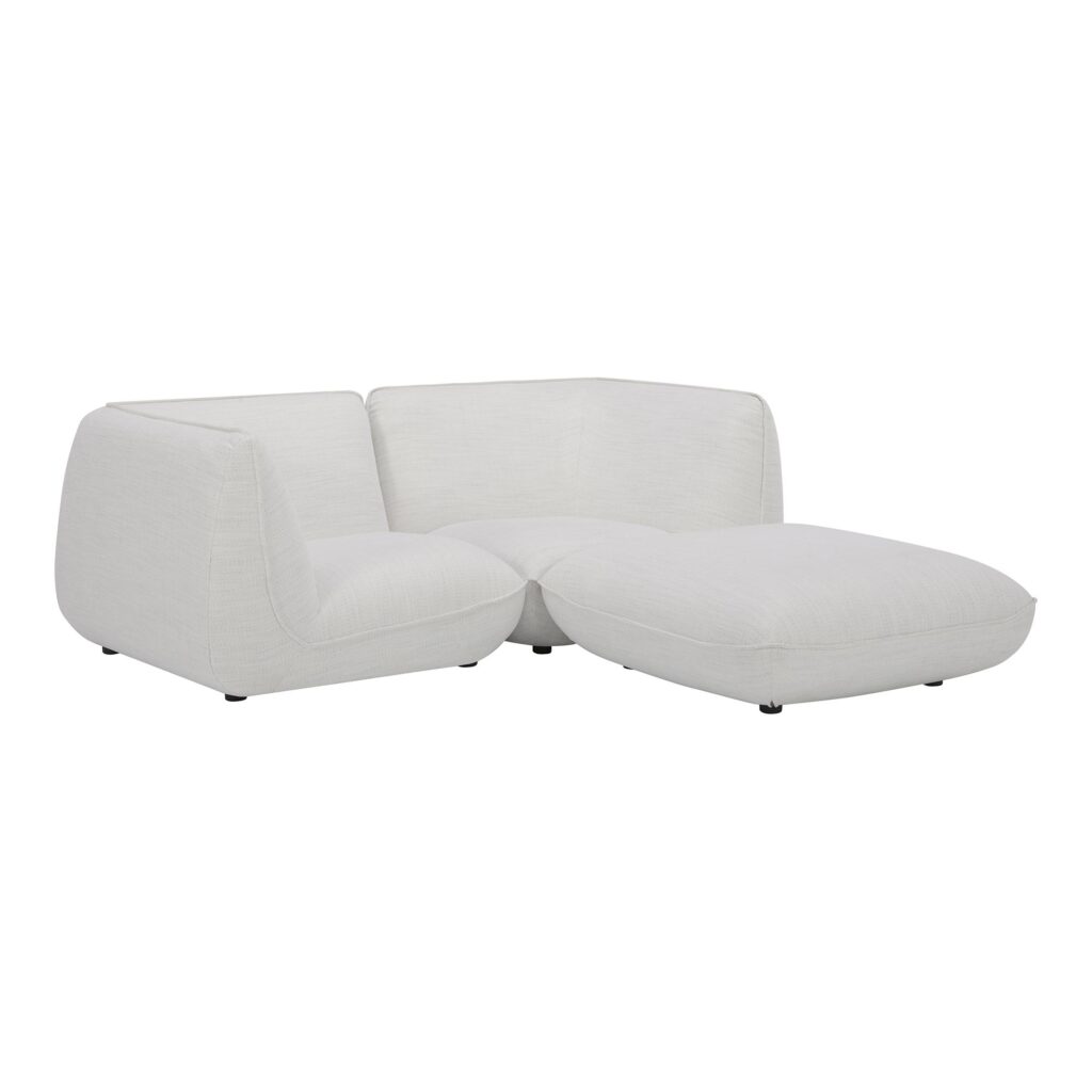 Zeppelin Nook Modular Sectional Salt Stone White - Image 2