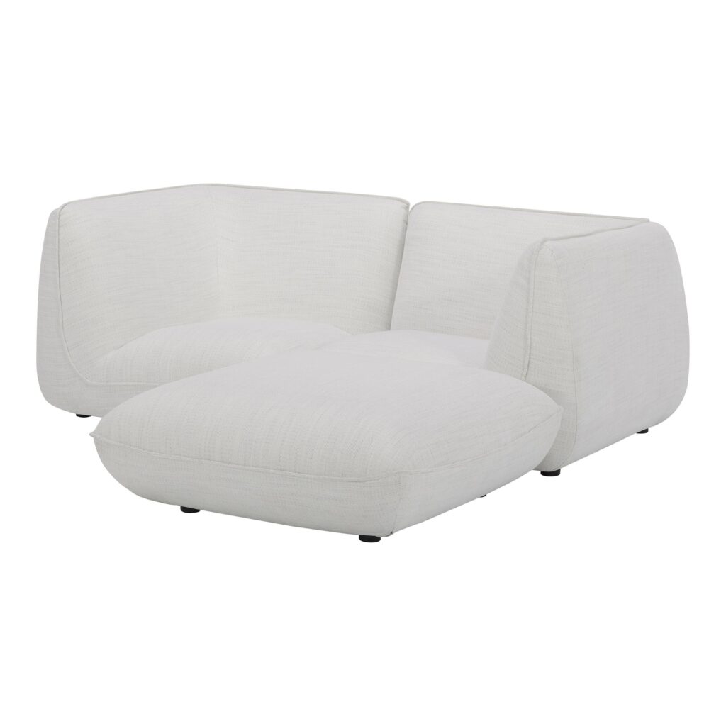 Zeppelin Nook Modular Sectional Salt Stone White - Image 4