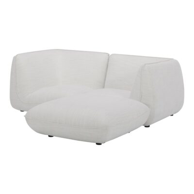 Zeppelin Nook Modular Sectional Salt Stone White KQ-1017-18 KQ 1017 18 03