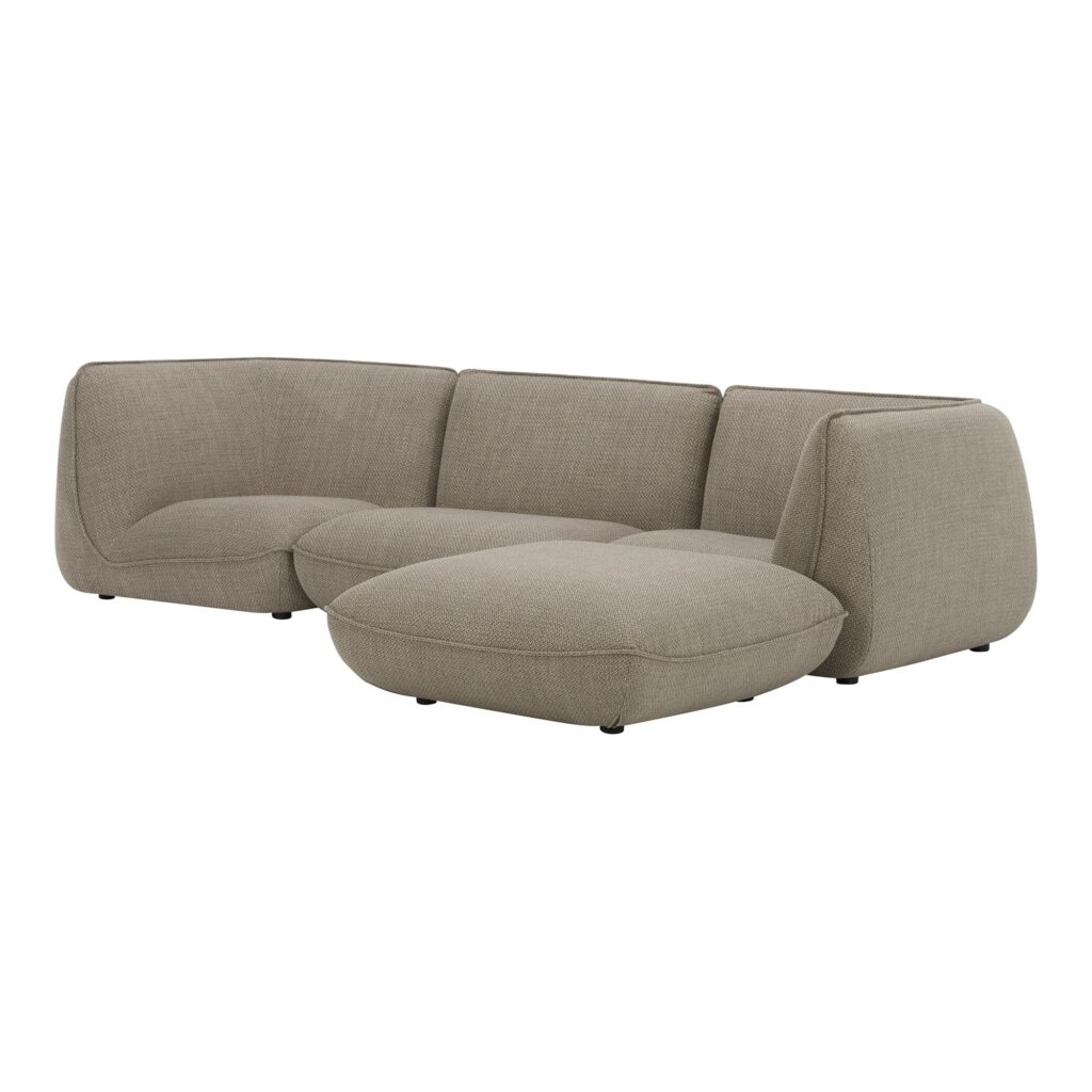 Zeppelin Lounge Modular Sectional Speckled Pumice - Image 3