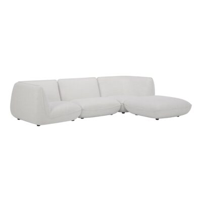 Zeppelin Lounge Modular Sectional Salt Stone White KQ-1019-18 KQ 1019 18 01