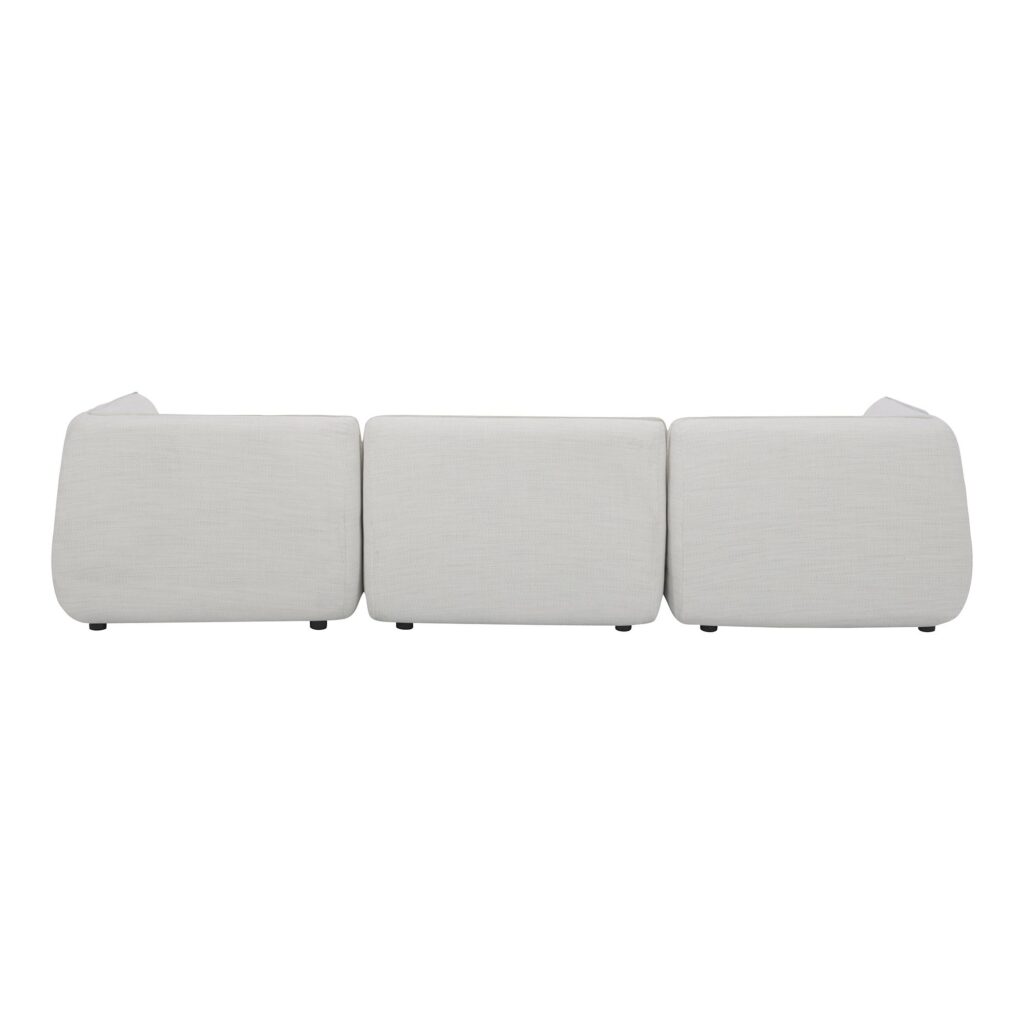 Zeppelin Lounge Modular Sectional Salt Stone White - Image 6