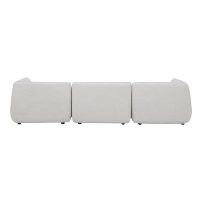 Zeppelin Lounge Modular Sectional Salt Stone White KQ-1019-18 KQ 1019 18 05