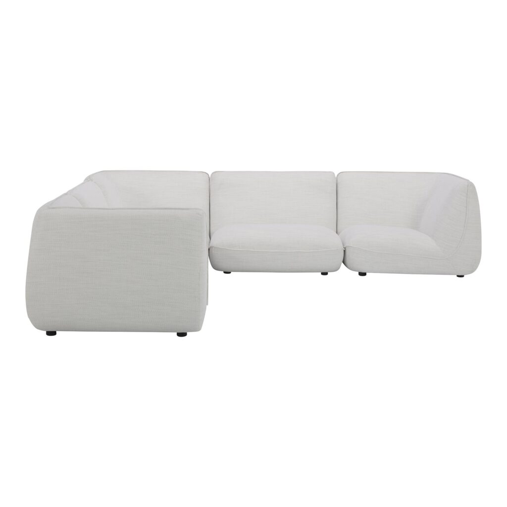 Zeppelin Classic L Modular Sectional Salt Stone White - Image 2