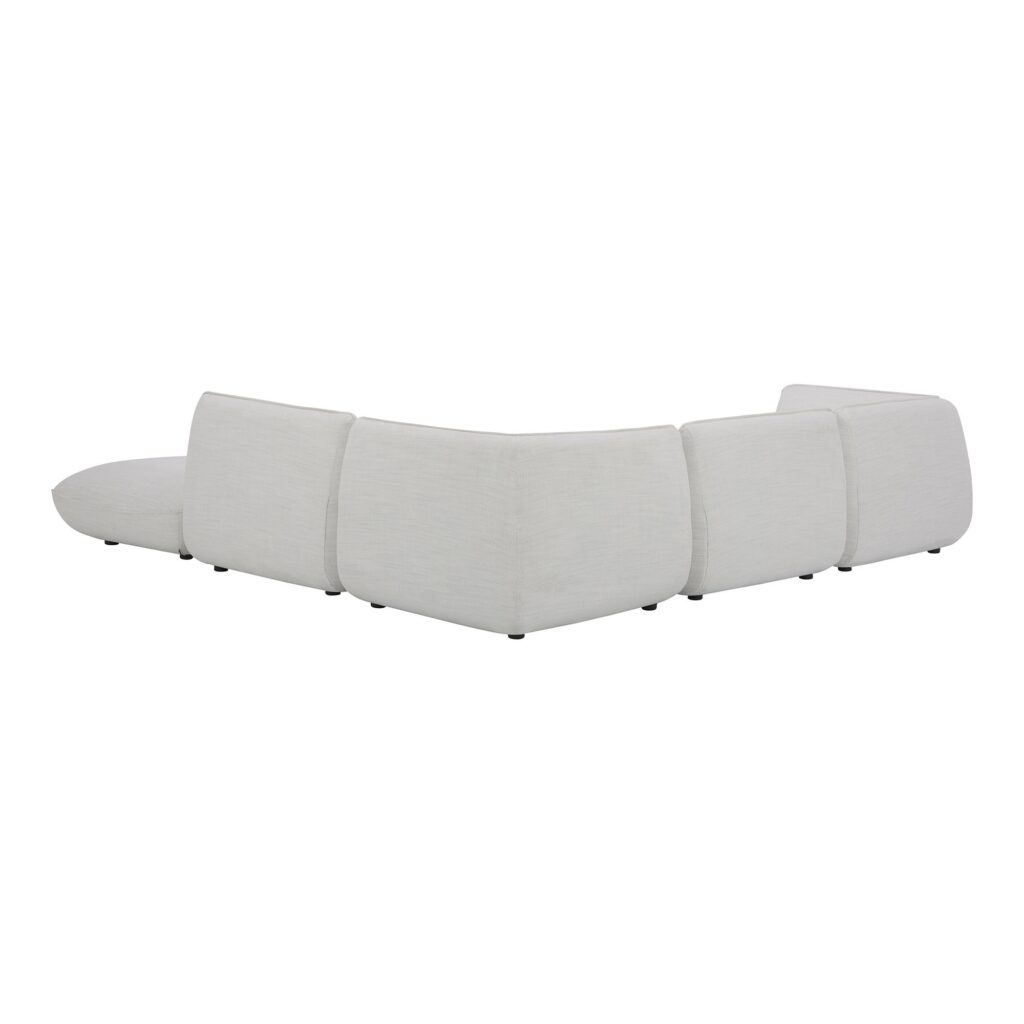 Zeppelin Dream Modular Sectional Salt Stone White - Image 3