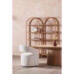 Barrow Rolling Dining Chair White Mist KQ-1024-18-CAN KQ 1024 18 31