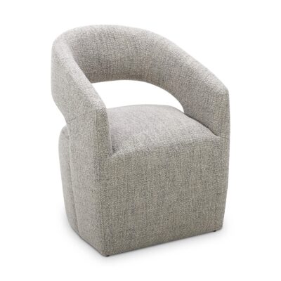 Barrow Performance Fabric Rolling Dining Chair KQ-1024-39 KQ 1024 39 Barrow diagR shadsilo