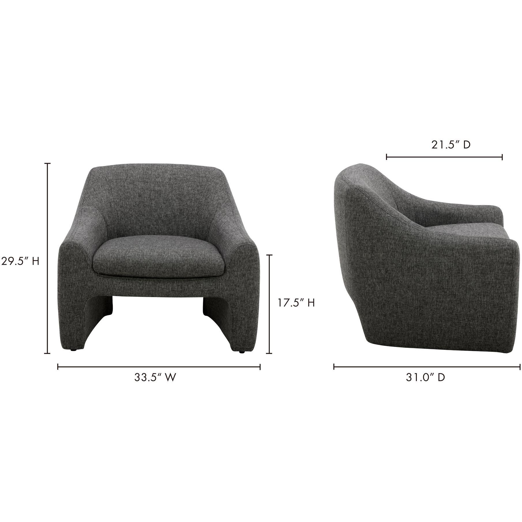 Kenzie Accent Chair Shadowed Grey 11 Kenzie Accent Chair Shadowed Grey - Image 11