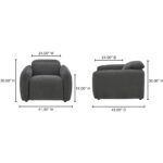 Eli Power Recliner Chair Dusk Grey KQ-1027-07-CAN KQ 1027 07 70