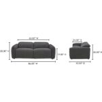 Eli Power Recliner Sofa Dusk Grey KQ-1028-07-CAN KQ 1028 07 70