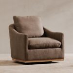 Linden Swivel Chair Soft Taupe 18 Linden Swivel Chair Soft Taupe KQ-1029-39-CAN KQ 1029 39 30