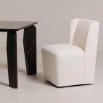 Cormac Rolling Dining Chair Cream KQ-1035-05-CAN KQ 1035 05 30