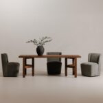 Cormac Rolling Dining Chair Slate Green 18 Cormac Rolling Dining Chair Slate Green KQ-1035-16-CAN KQ 1035 16 31