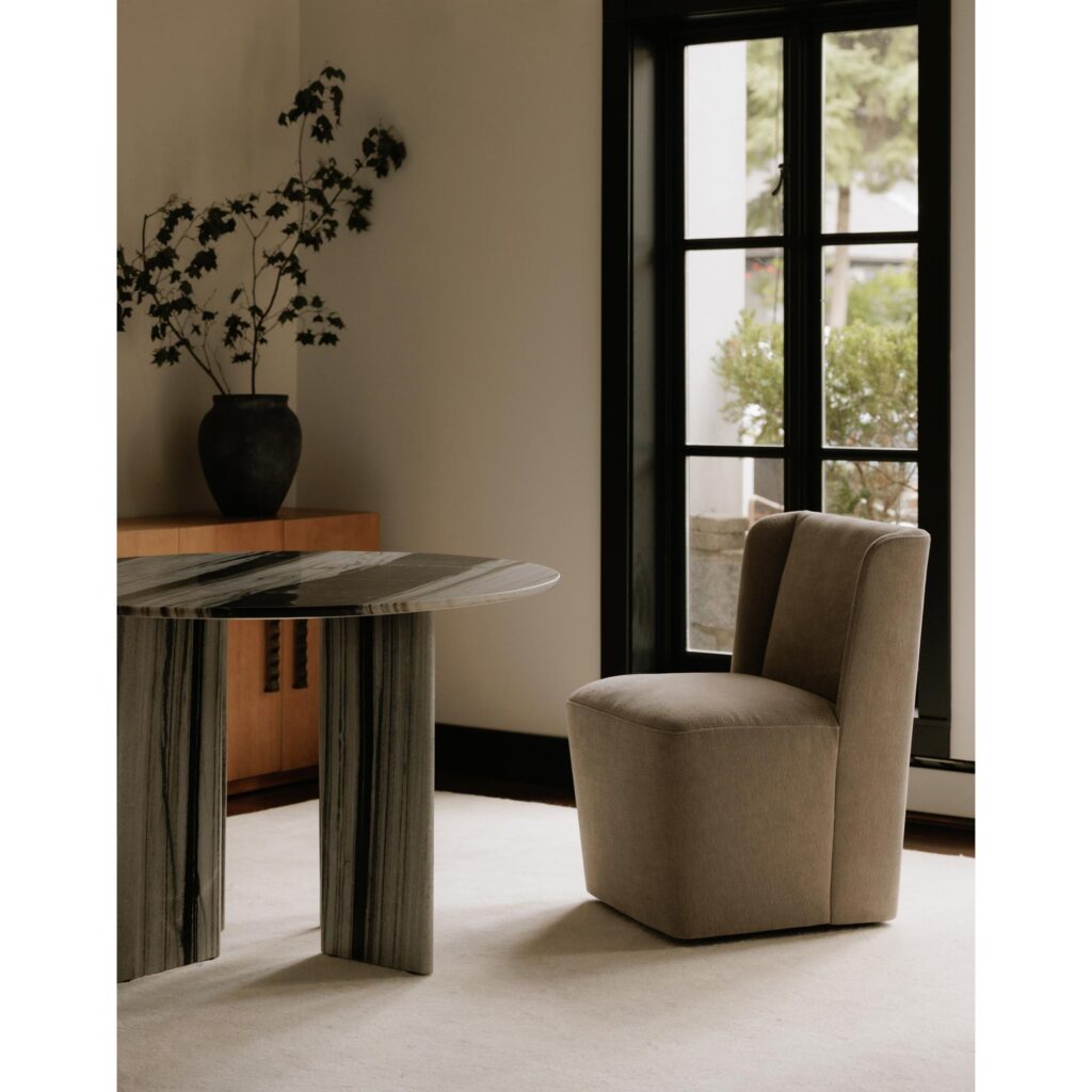 Cormac Rolling Dining Chair Performance Fabric - Image 8