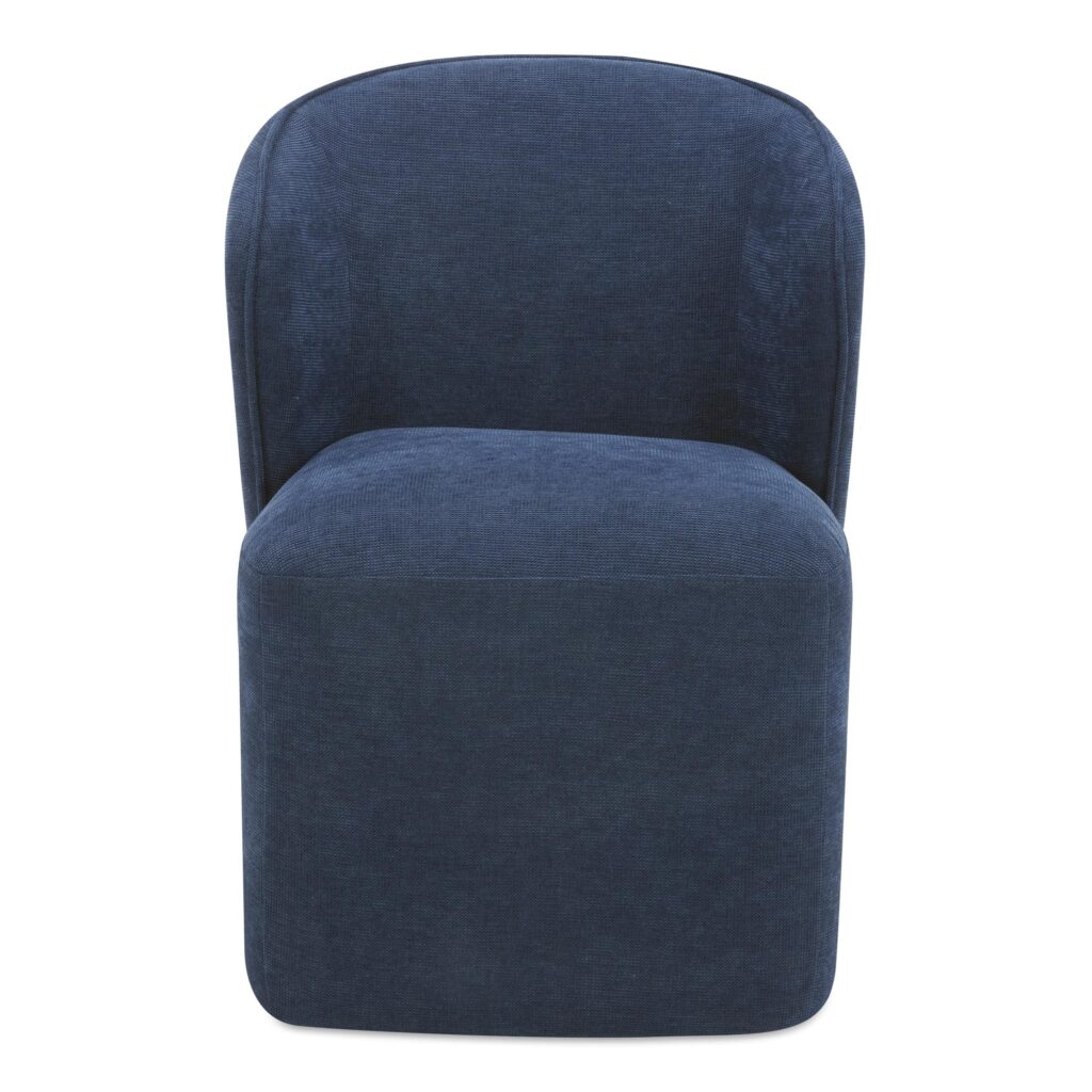 Larson Rolling Dining Chair Performance Fabric