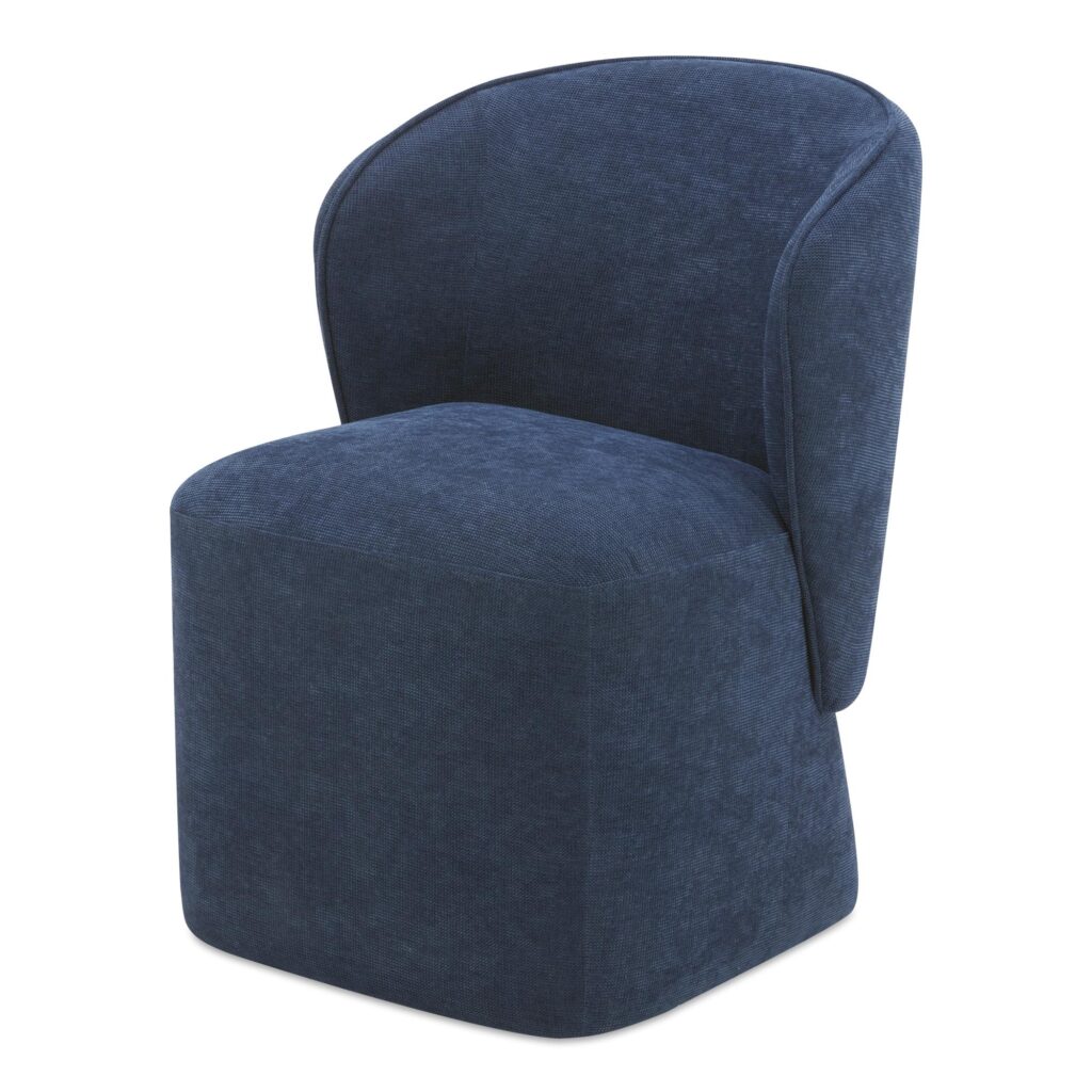 Larson Rolling Dining Chair Performance Fabric - Image 2