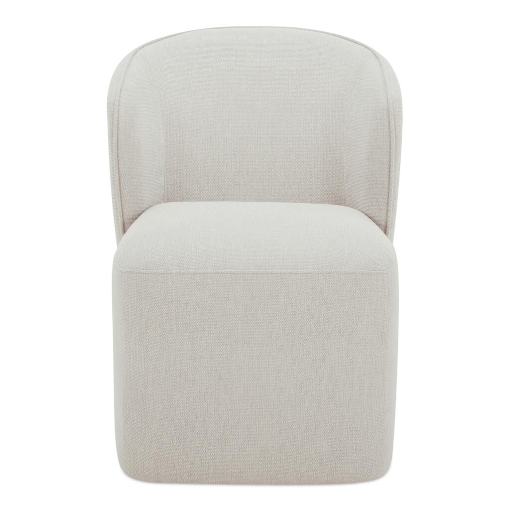 Larson Rolling Dining Chair Performance Fabric