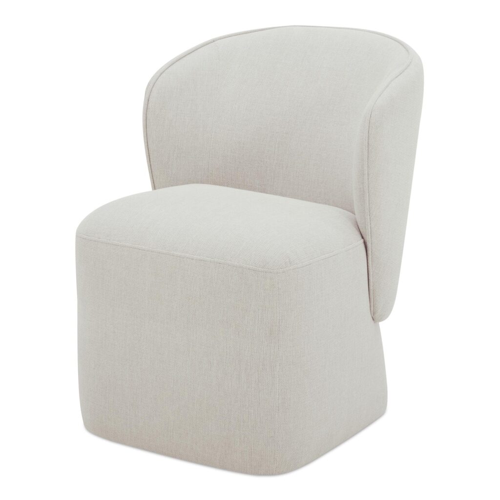 Larson Rolling Dining Chair Performance Fabric - Image 2