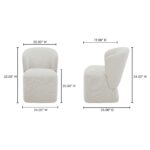 Larson Rolling Dining Chair Heather Grey 19 Larson Rolling Dining Chair Heather Grey KQ-1036-29-CAN KQ 1036 29 70