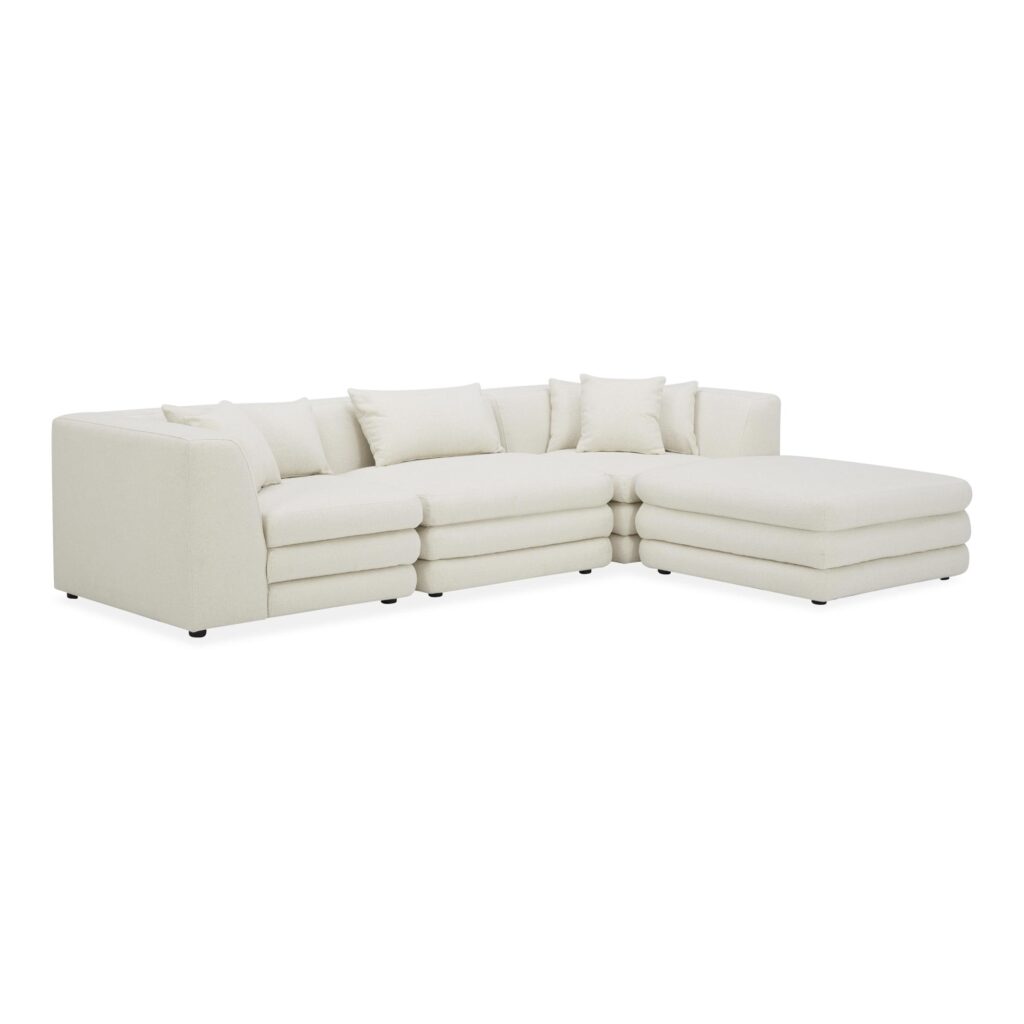 Lowtide Lounge Modular Sectional Warm White - Image 2