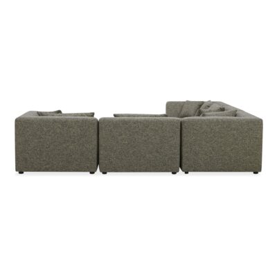 Lowtide Classic L-Shaped Modular Sectional Stone Tweed KQ-1039-37 KQ 1039 37 02